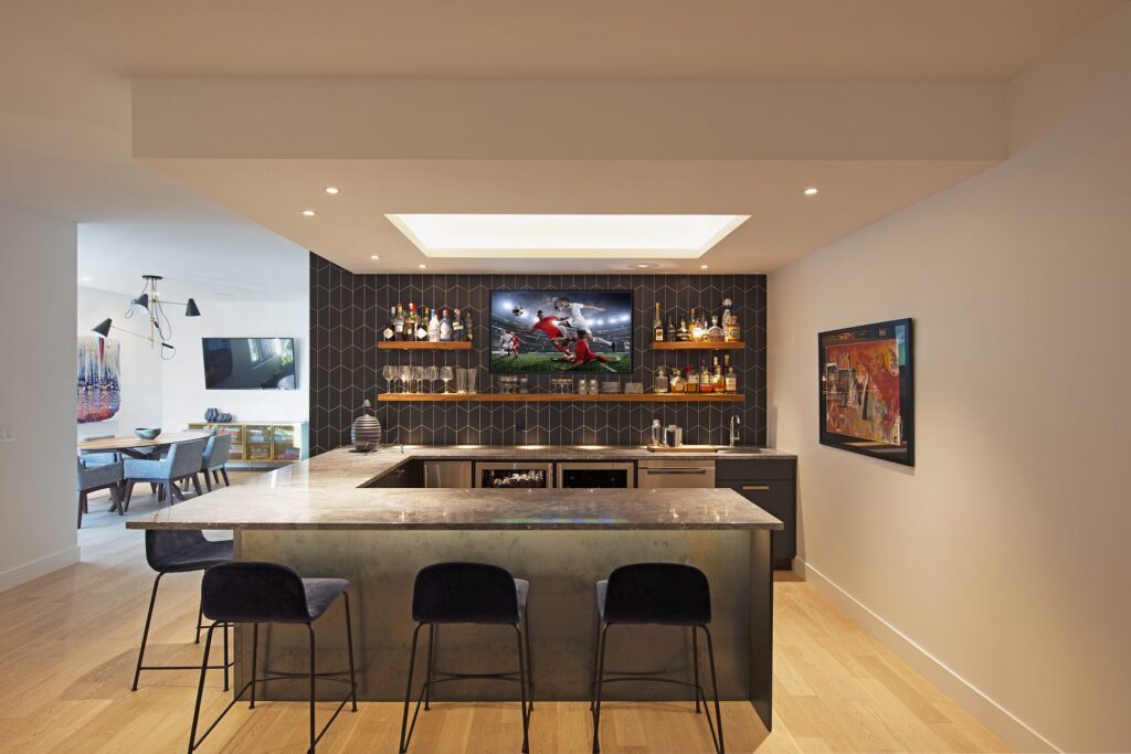custom home bar